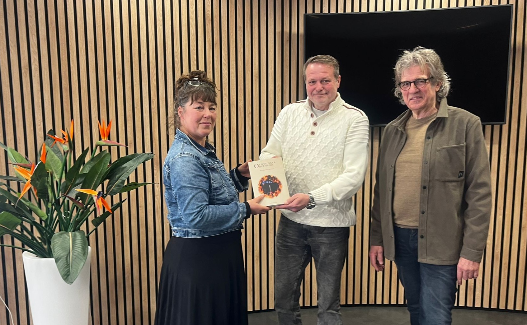 Ontvangst van het boek bij de drukker